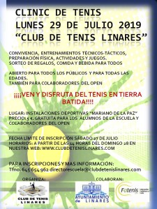 CARTEL CLINIC 29 JULIO OPEN 2019