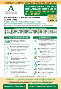 junta de andalucia fase 1 uso de instalaciones deportivas aire libre